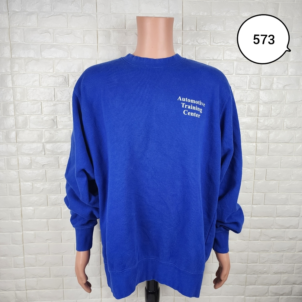 wear guard mens blue large sweatshirt